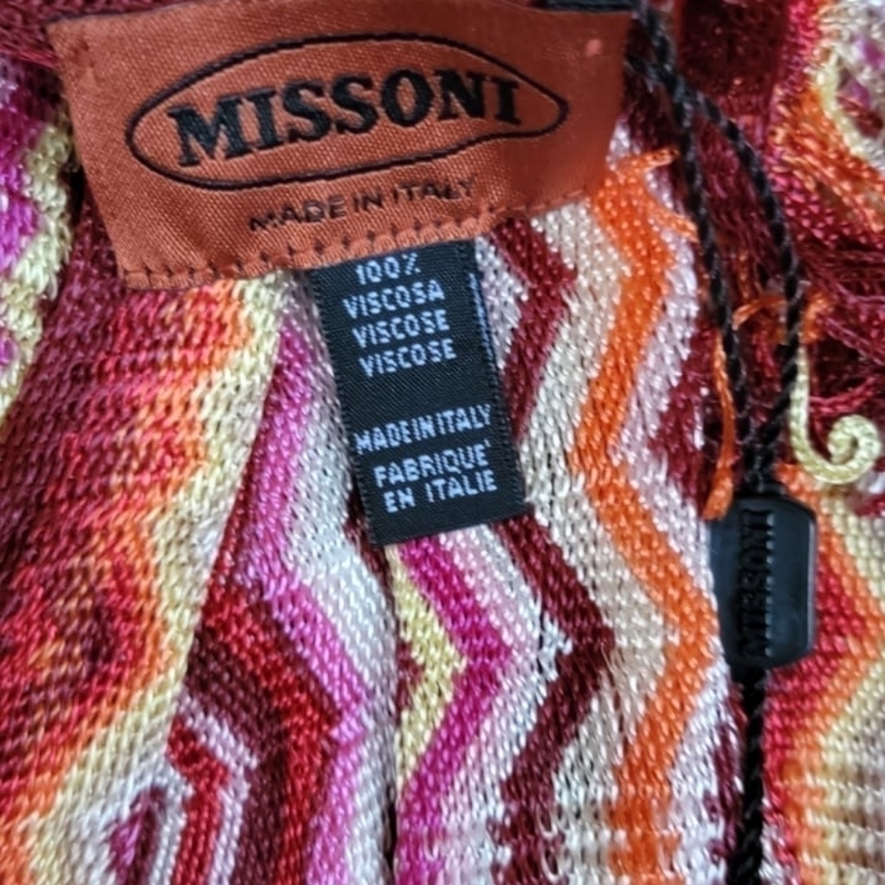 Missoni chevron print scarf
